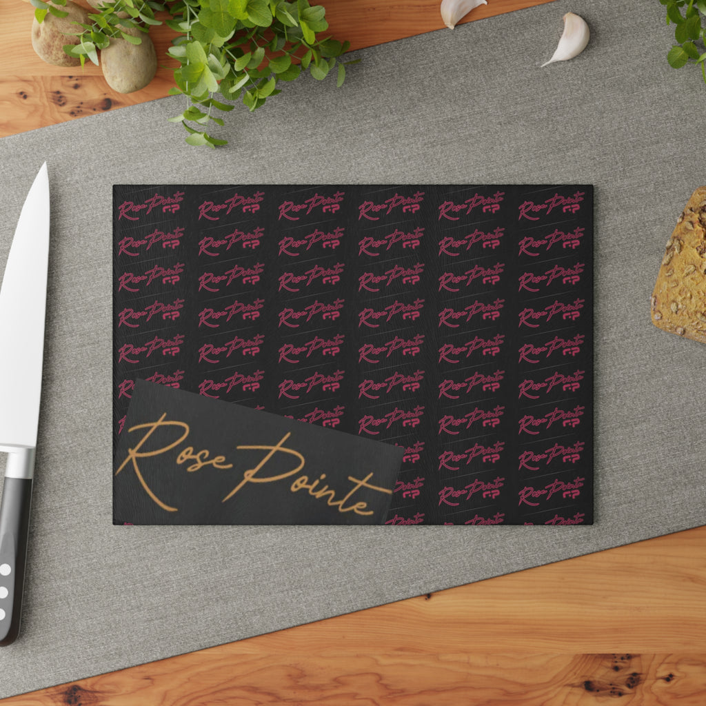 Glass Cutting Board Rosepointe