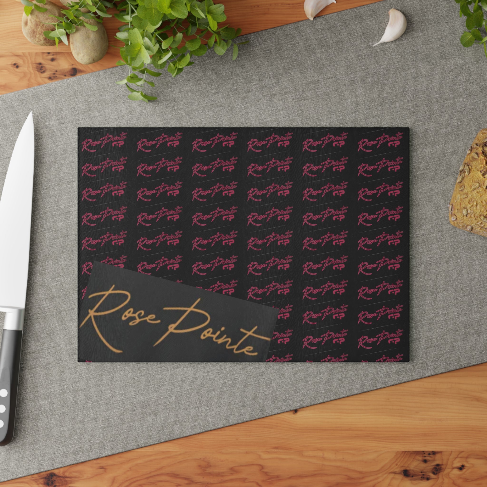 Glass Cutting Board Rosepointe