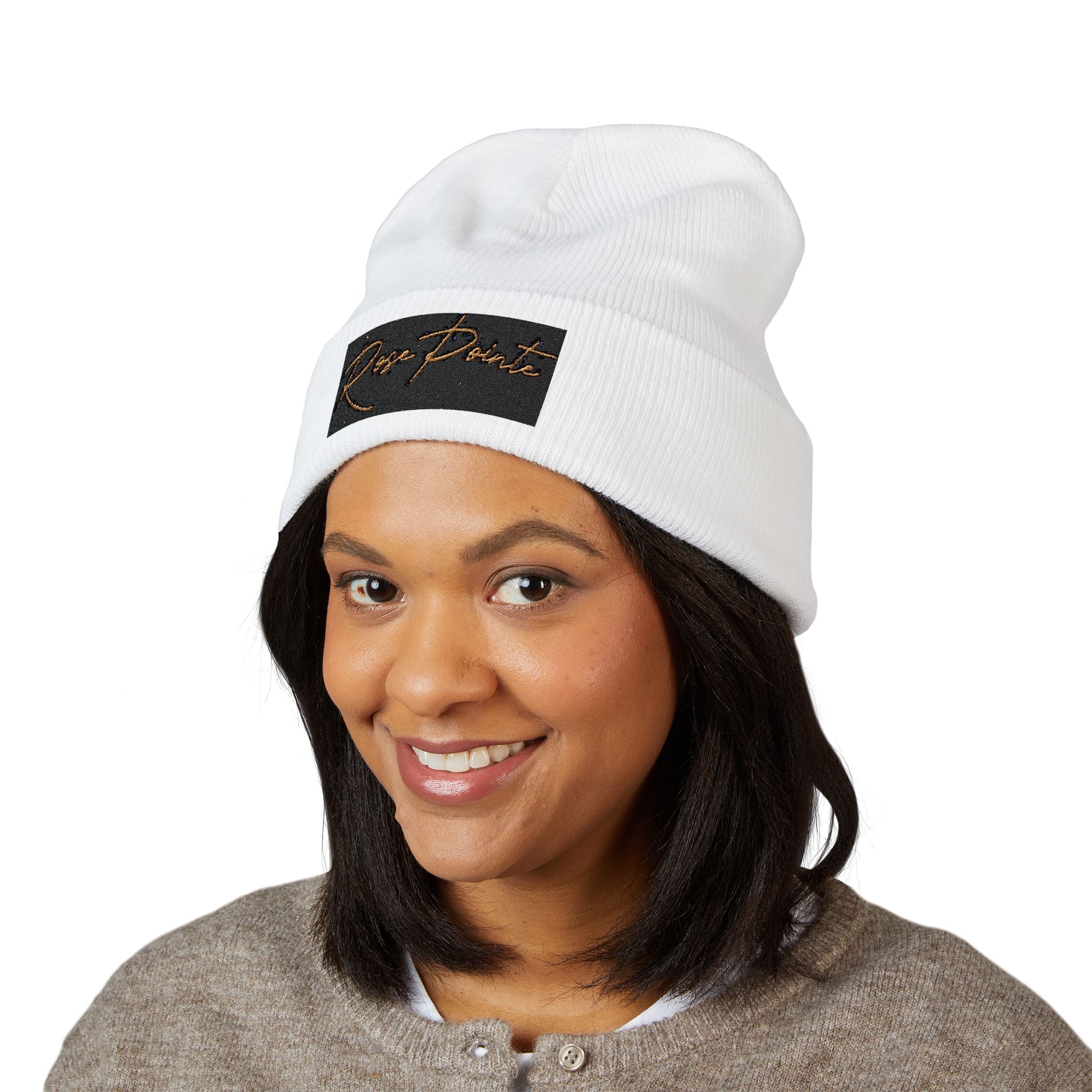 Classic Rosepointe Cuffed Beanie (Embroidery)