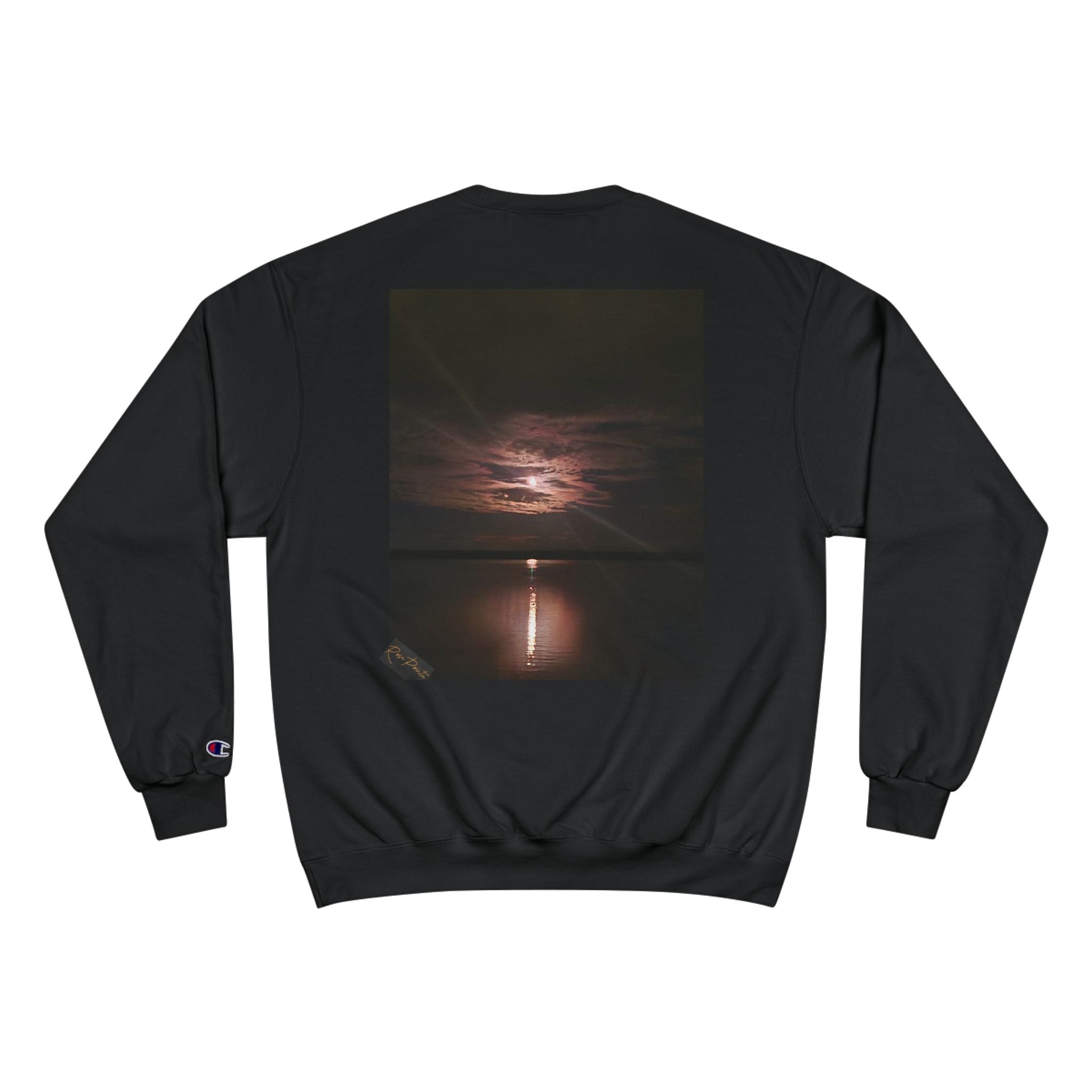 Champion collaboration rosepointe Sweatshirt moon light